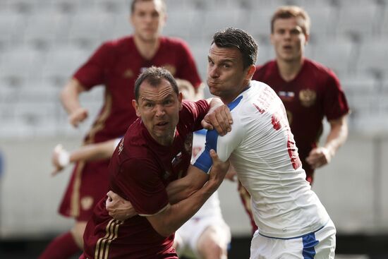 Russia vs. Czech Republic friendly football match