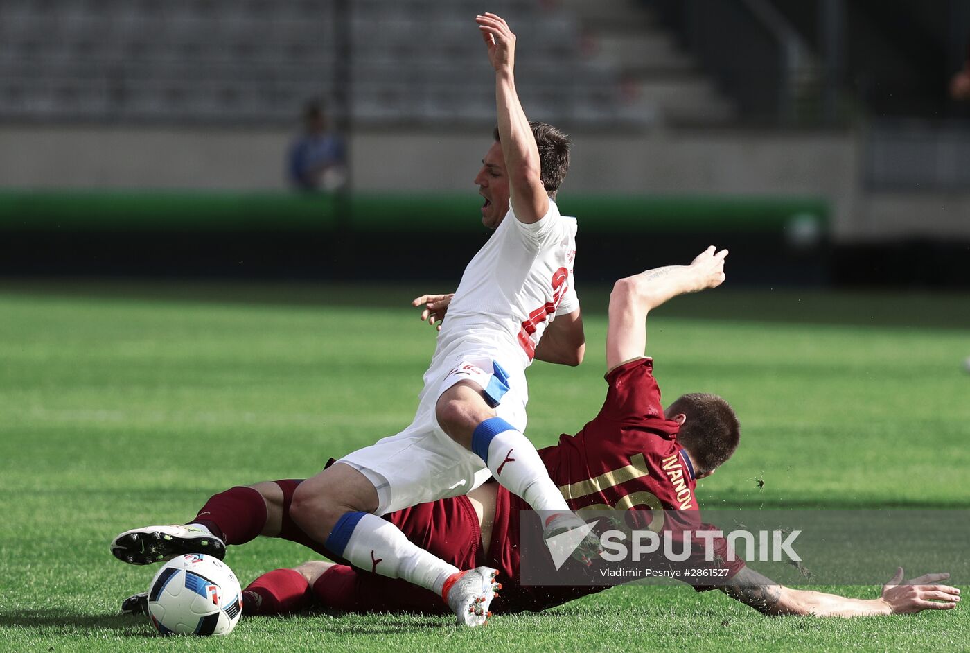 Russia vs. Czech Republic friendly football match
