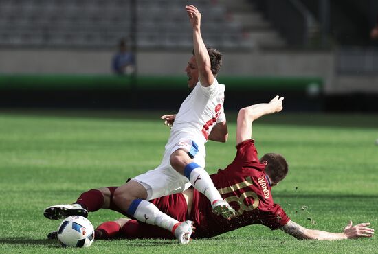 Russia vs. Czech Republic friendly football match