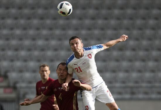 Russia vs. Czech Republic friendly football match