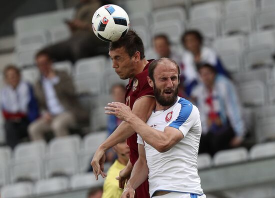 Russia vs. Czech Republic friendly football match