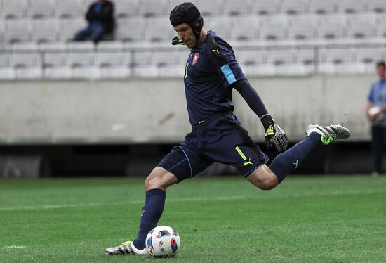 Russia vs. Czech Republic friendly football match