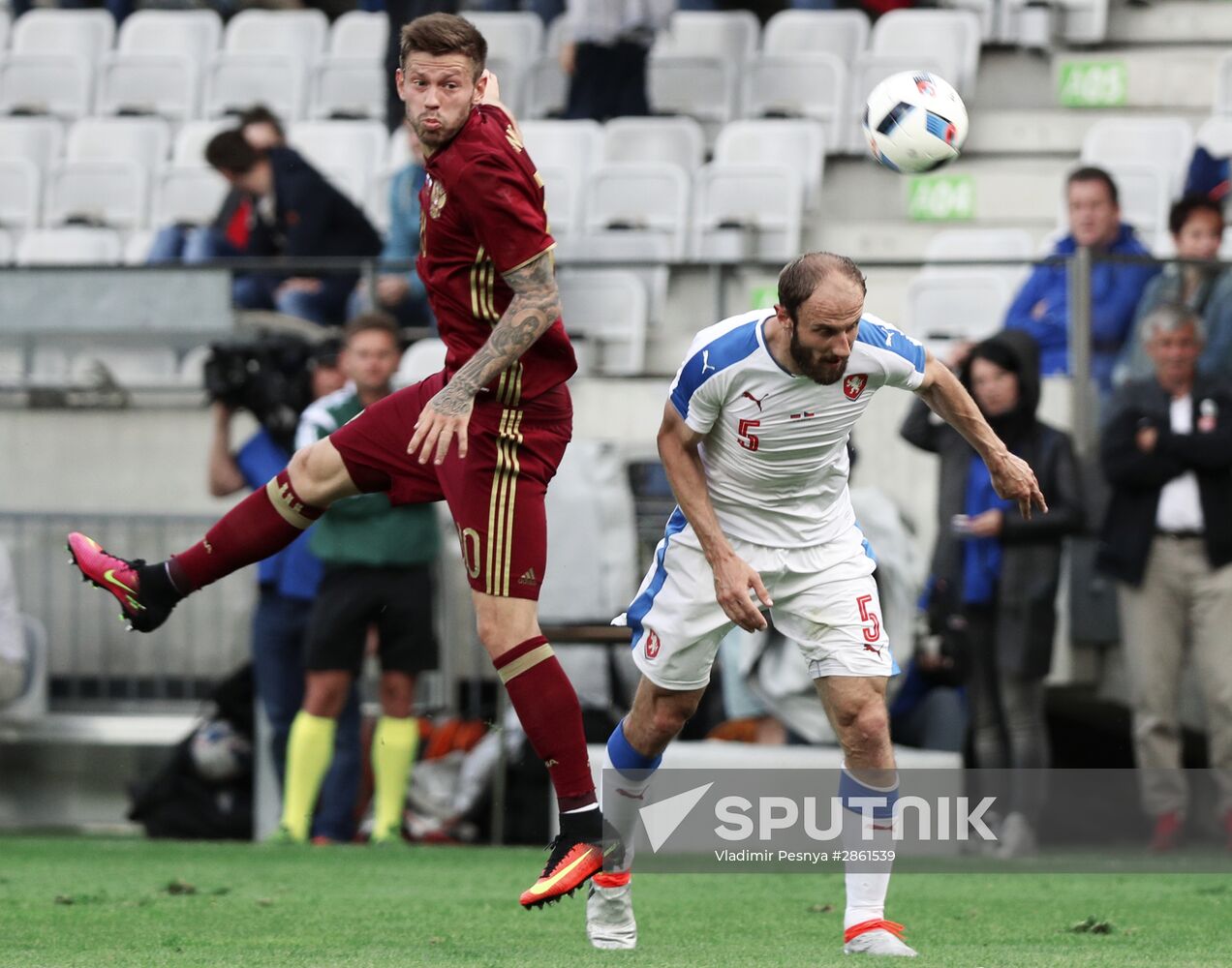 Russia vs. Czech Republic friendly football match