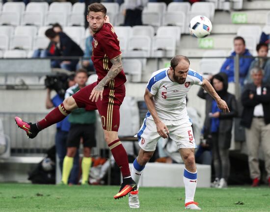 Russia vs. Czech Republic friendly football match