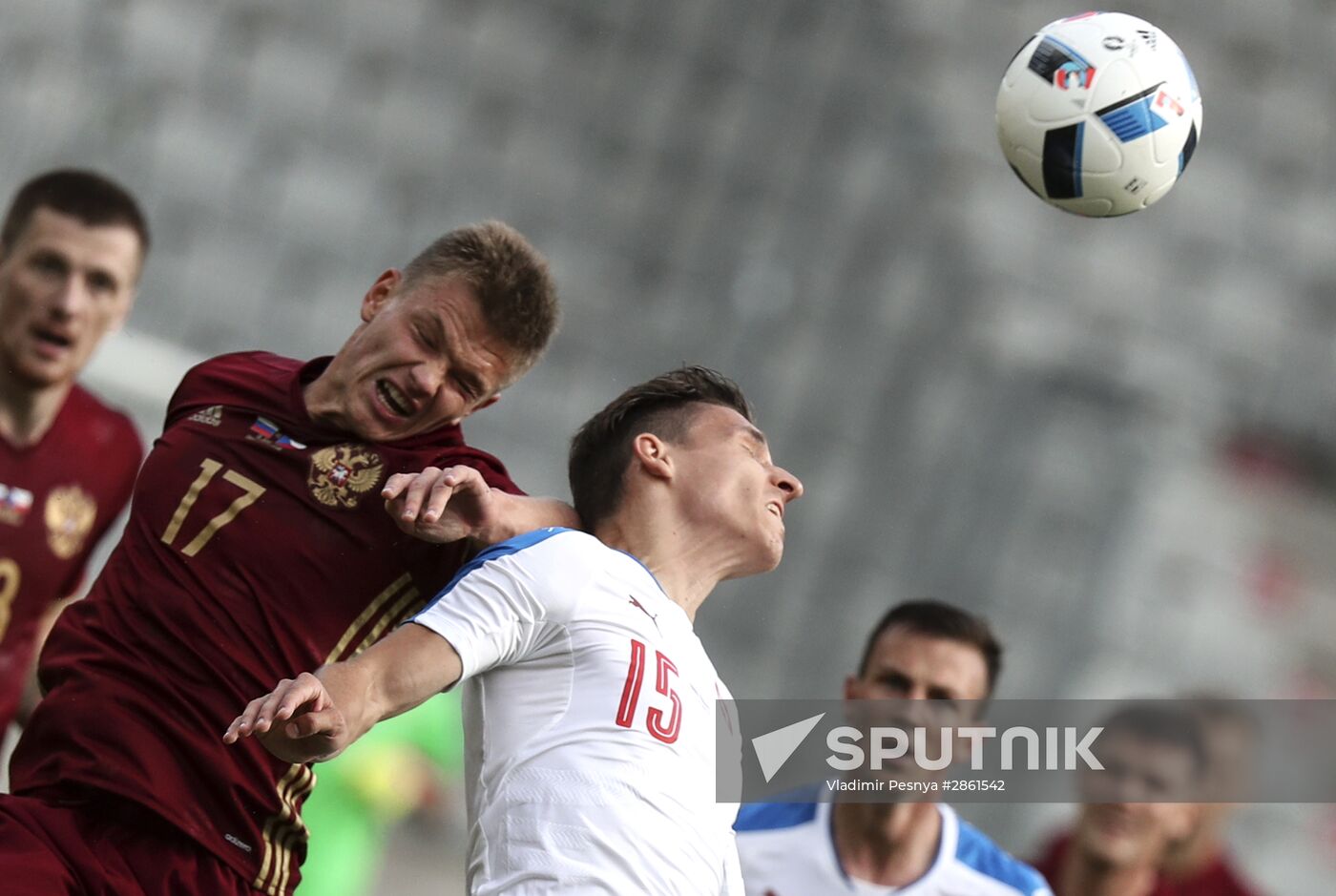 Russia vs. Czech Republic friendly football match