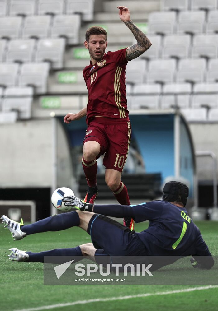 Russia vs. Czech Republic friendly football match