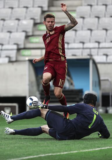 Russia vs. Czech Republic friendly football match