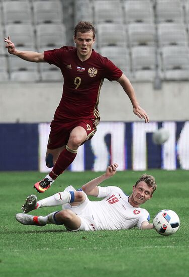 Russia vs. Czech Republic friendly football match