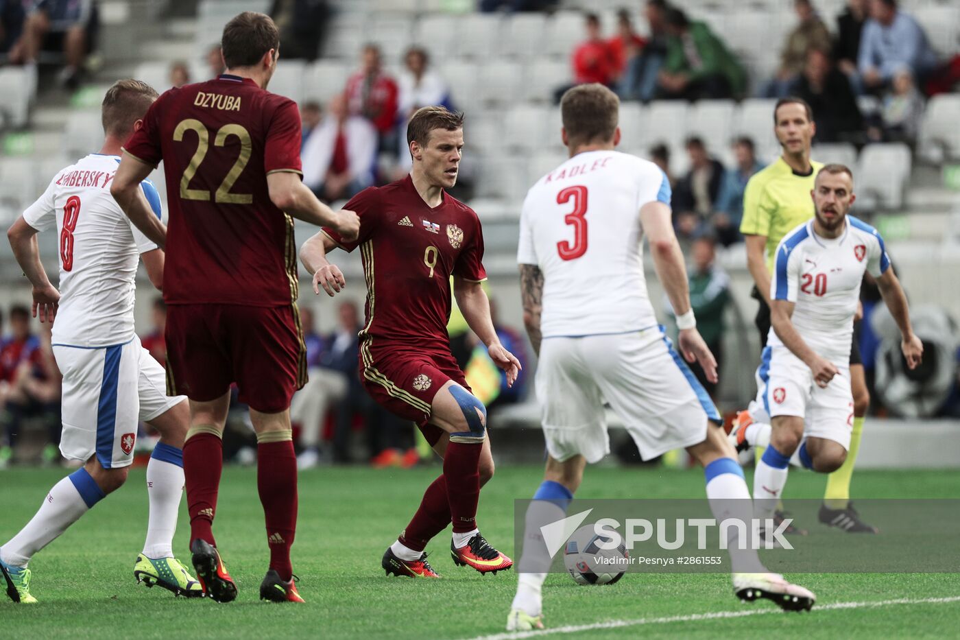 Russia vs. Czech Republic friendly football match
