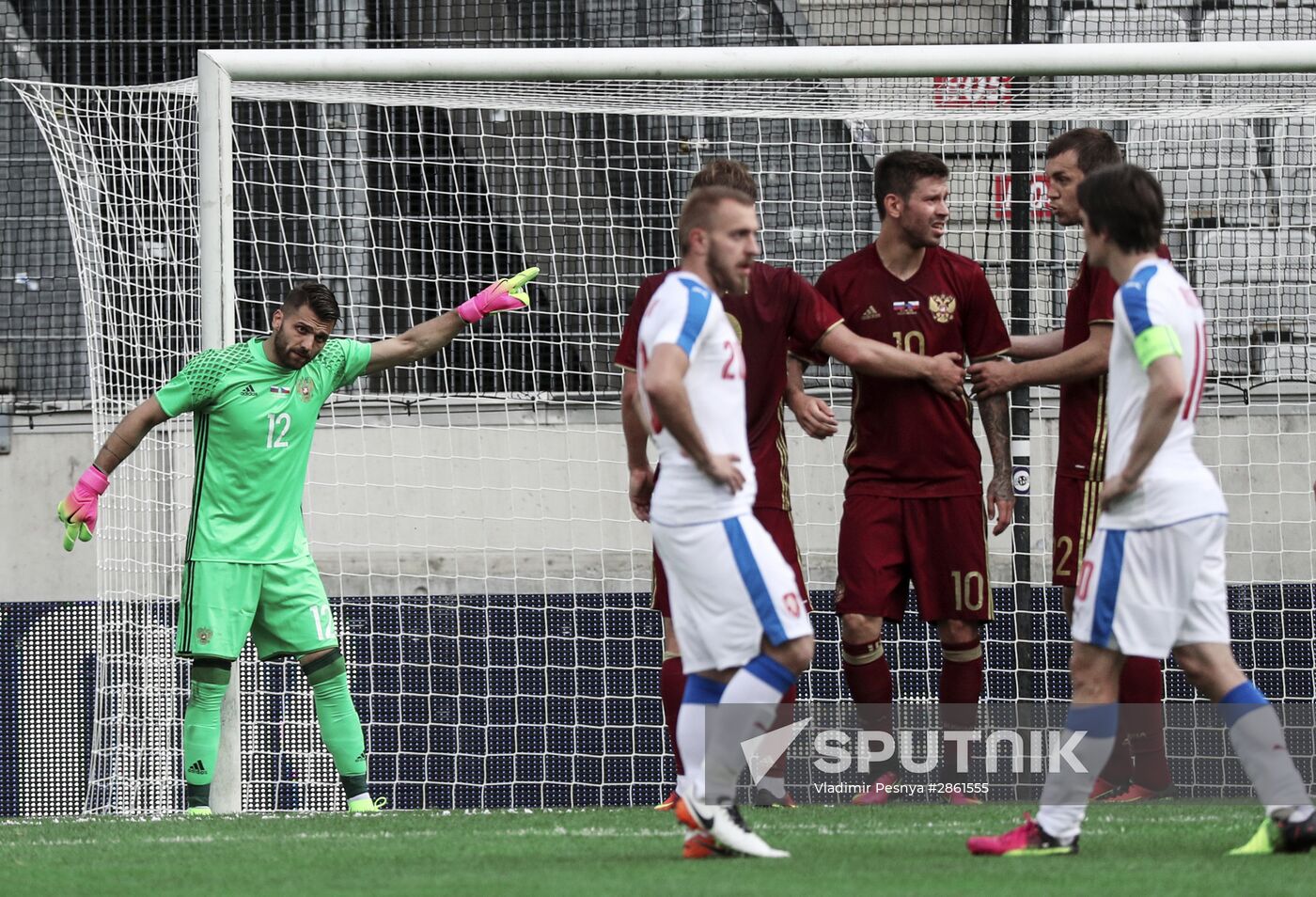 Russia vs. Czech Republic friendly football match