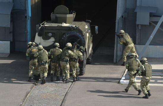 Belarus special services conduct anti-terrorist drills