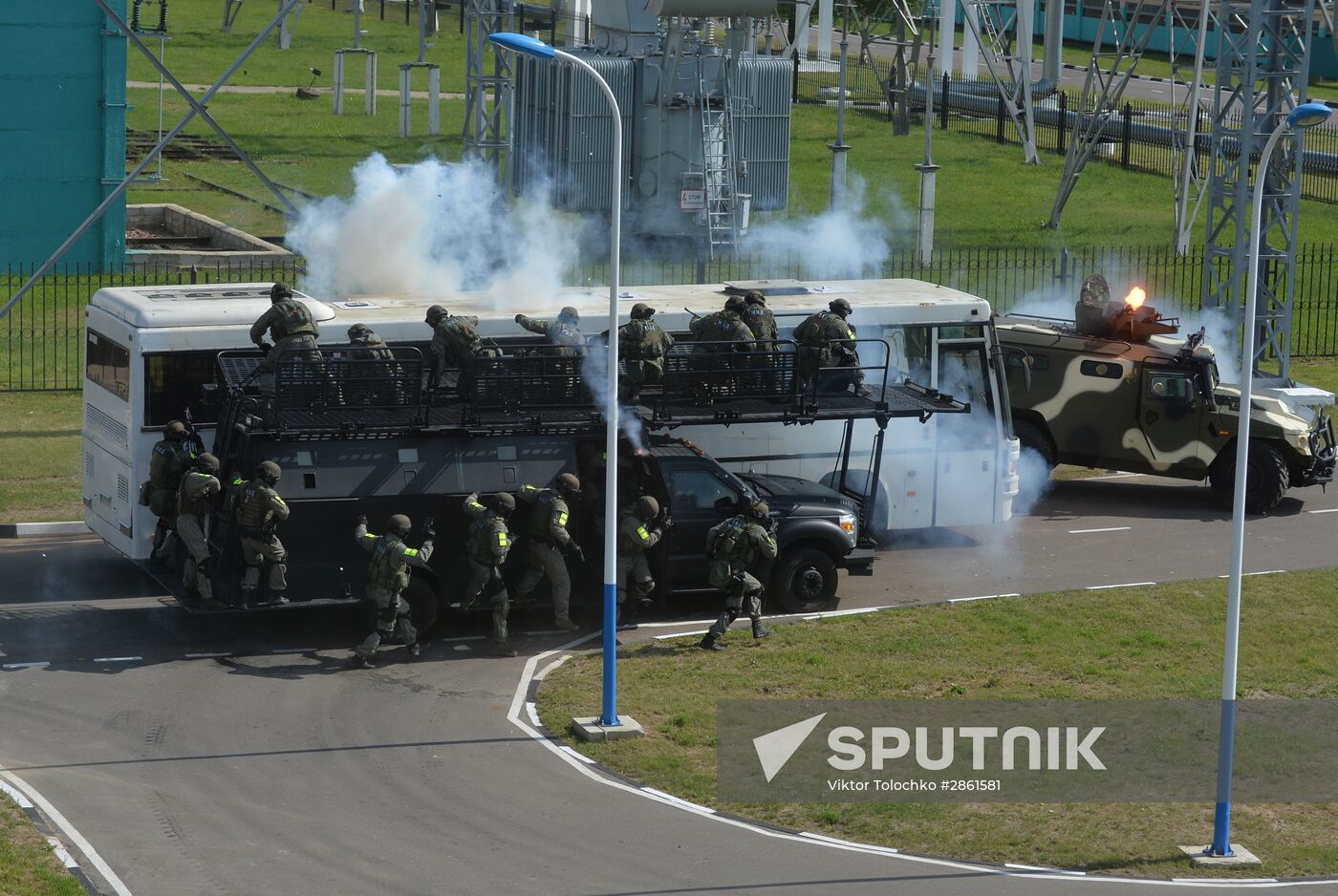 Belarusian KGB task force take part in anti-terrorist drill