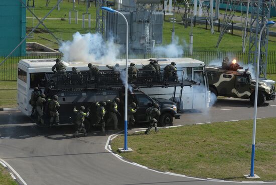 Belarusian KGB task force take part in anti-terrorist drill