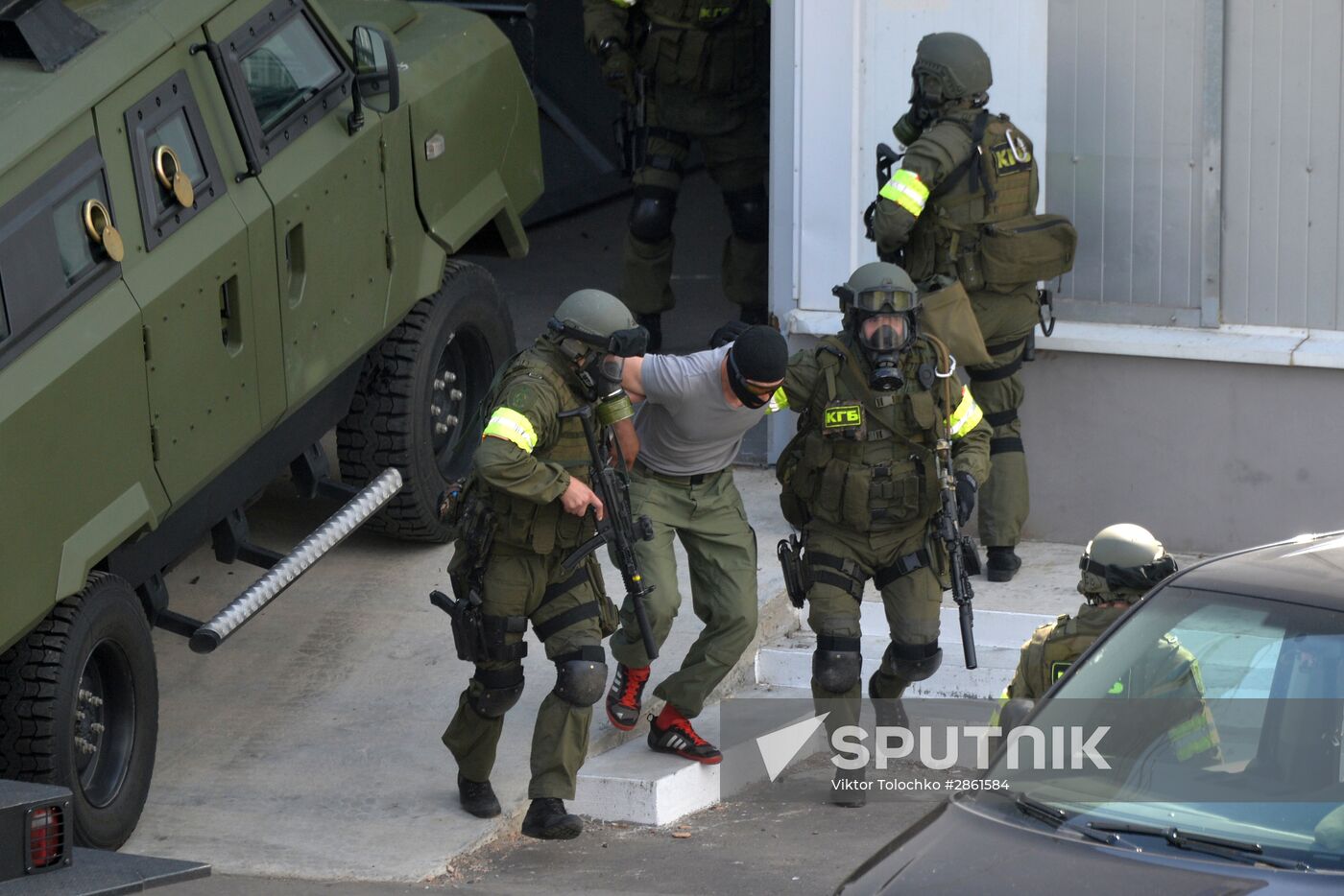 Belarusian KGB task force take part in anti-terrorist drill