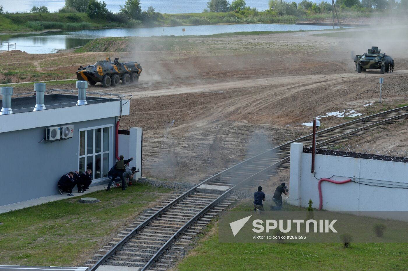 Belarusian KGB task force take part in anti-terrorist drill