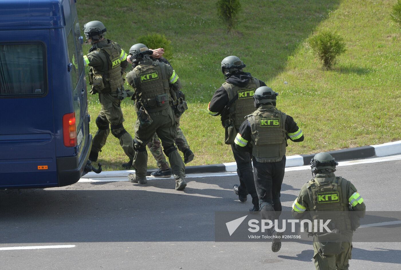 Belarusian KGB task force take part in anti-terrorist drill