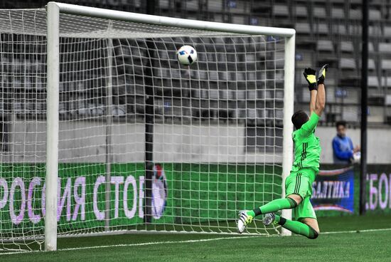 Russia vs. Czech Republic friendly football match