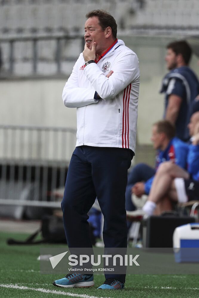 Russia vs. Czech Republic friendly football match