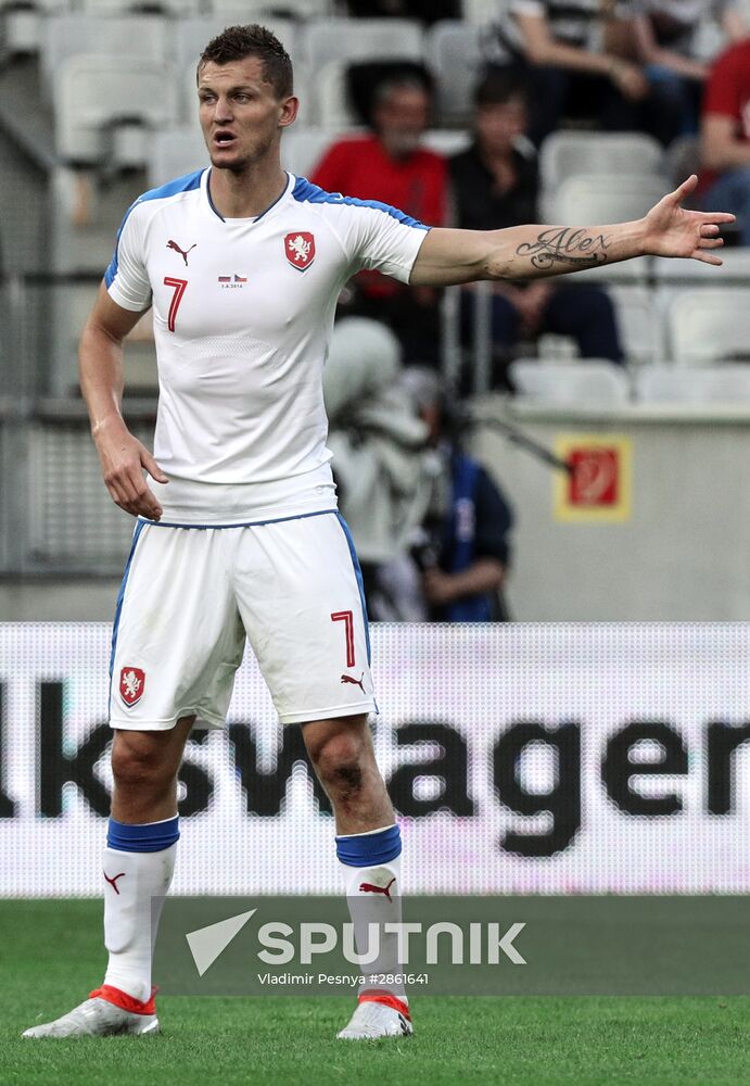 Russia vs. Czech Republic friendly football match