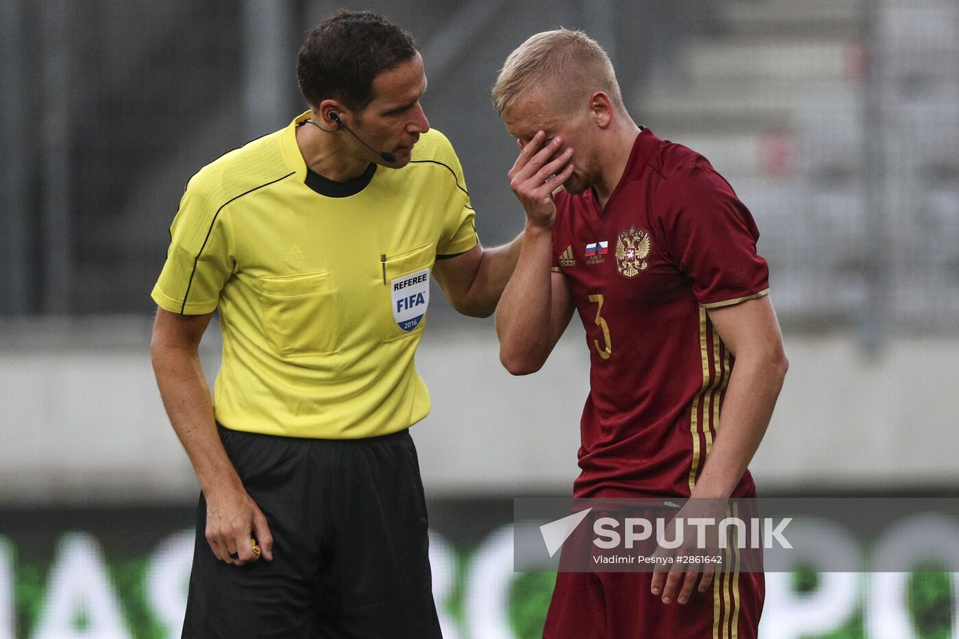Russia vs. Czech Republic friendly football match