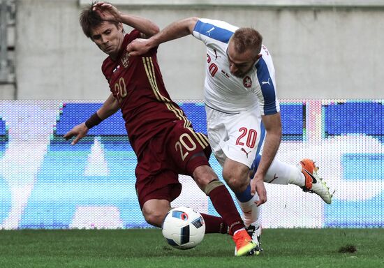Russia vs. Czech Republic friendly football match