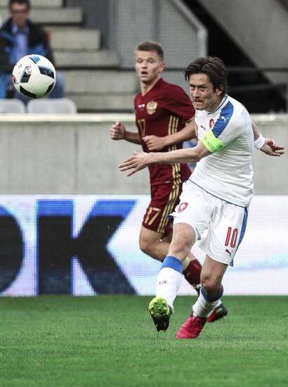 Russia vs. Czech Republic friendly football match