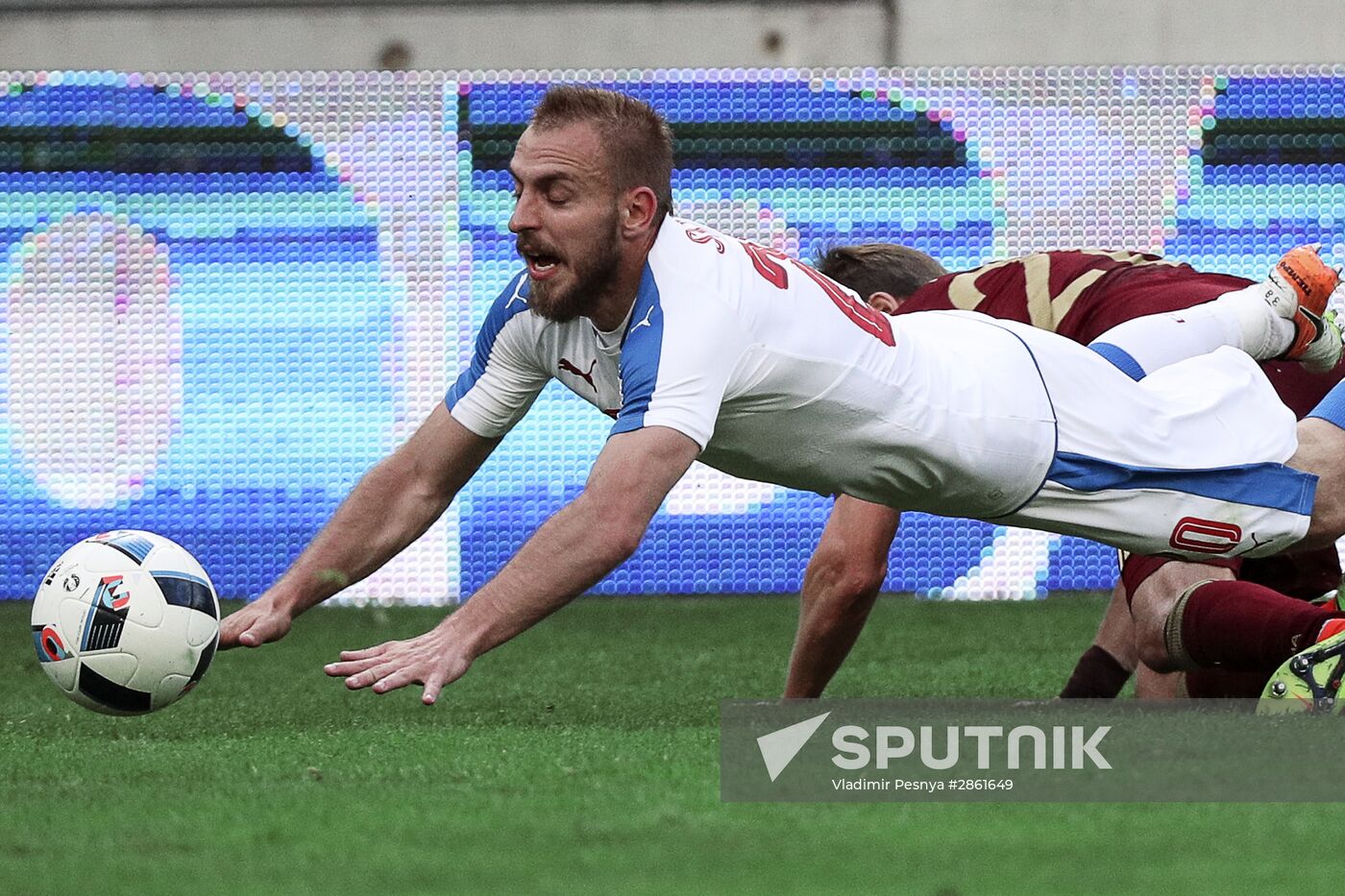 Russia vs. Czech Republic friendly football match