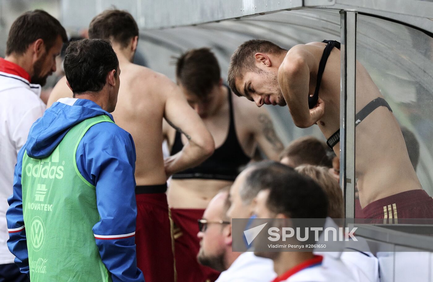 Russia vs. Czech Republic friendly football match
