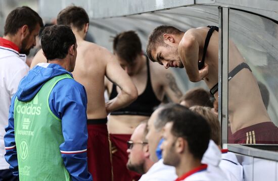Russia vs. Czech Republic friendly football match