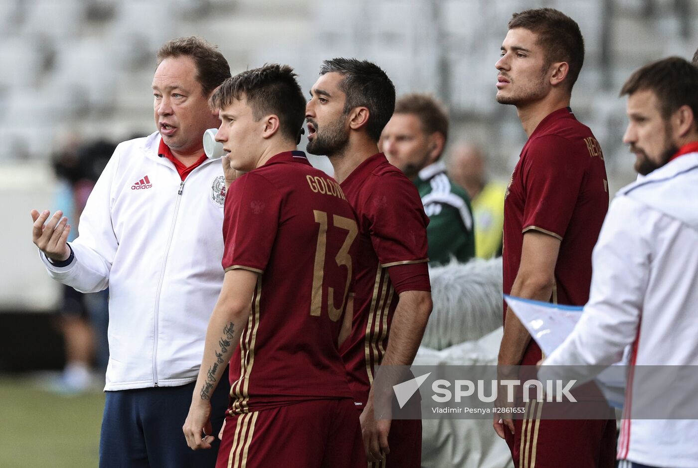 Russia vs. Czech Republic friendly football match
