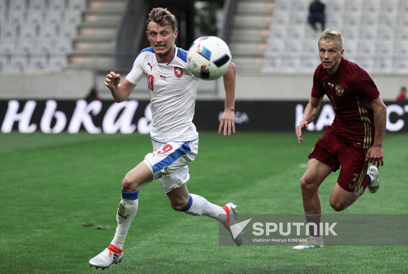 Russia vs. Czech Republic friendly football match