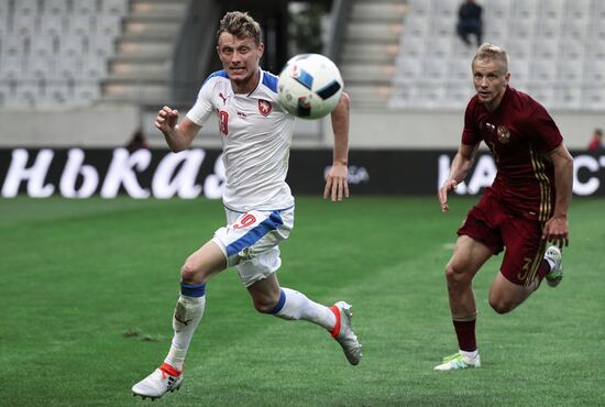 Russia vs. Czech Republic friendly football match