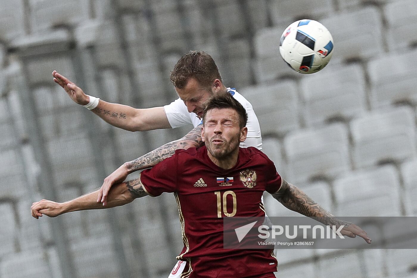 Russia vs. Czech Republic friendly football match