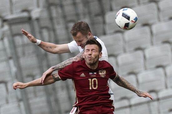 Russia vs. Czech Republic friendly football match