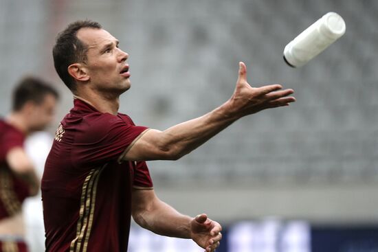 Russia vs. Czech Republic friendly football match