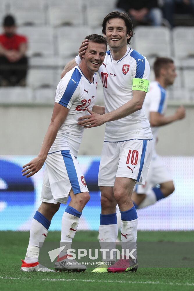 Russia vs. Czech Republic friendly football match