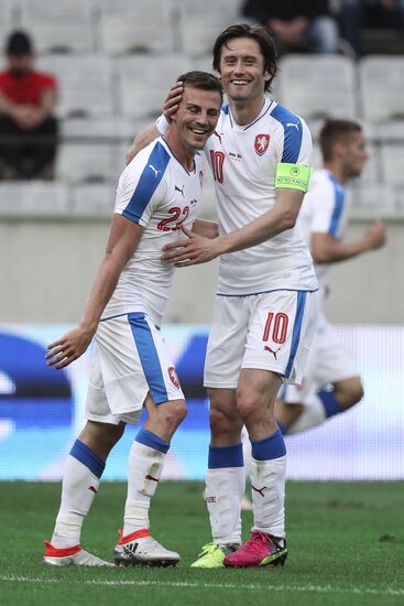 Russia vs. Czech Republic friendly football match
