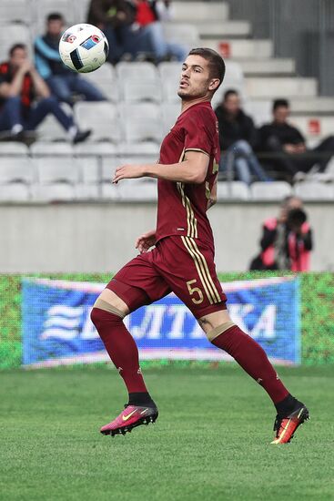 Russia vs. Czech Republic friendly football match