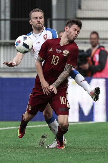 Russia vs. Czech Republic friendly football match