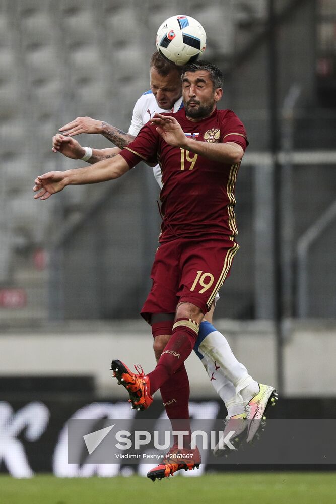 Russia vs. Czech Republic friendly football match