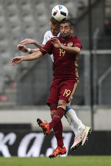 Russia vs. Czech Republic friendly football match