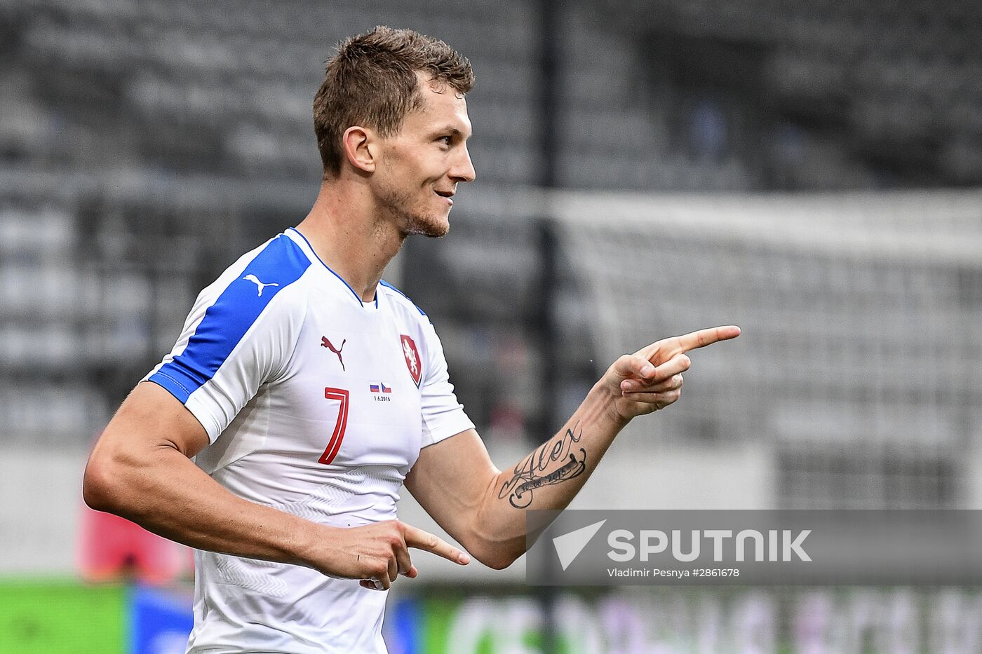 Russia vs. Czech Republic friendly football match