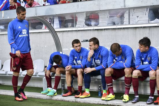 Russia vs. Czech Republic friendly football match