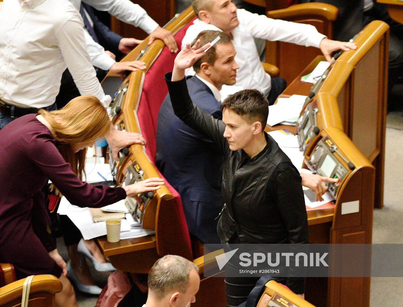 Meeting of Ukraine's Verkhovna Rada
