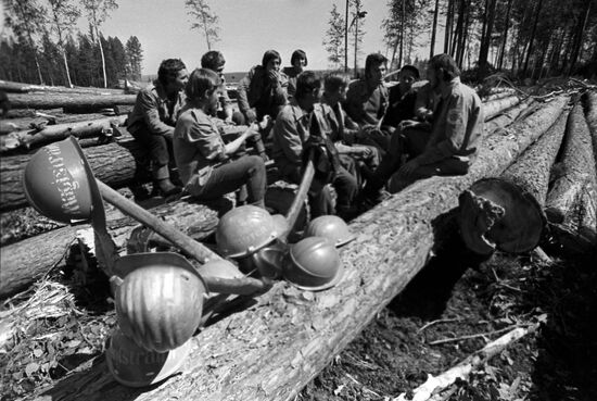 Baikal–Amur Mainline construction