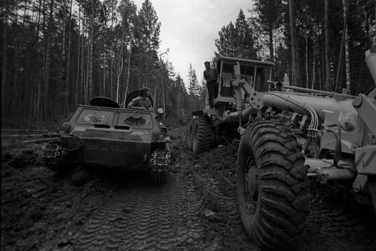 Baikal–Amur Mainline construction