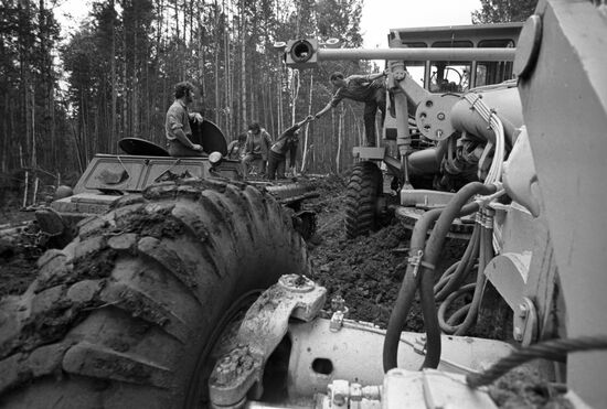 Baikal–Amur Mainline construction