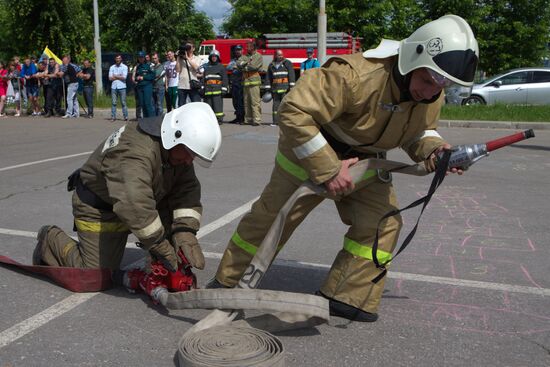Emergency Situations Ministry holds sports competitions for fire-fighters in Yaroslavl Region