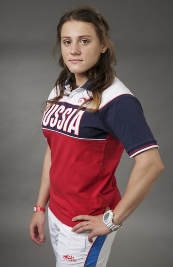Members of Russian Olympic BMX-racing team