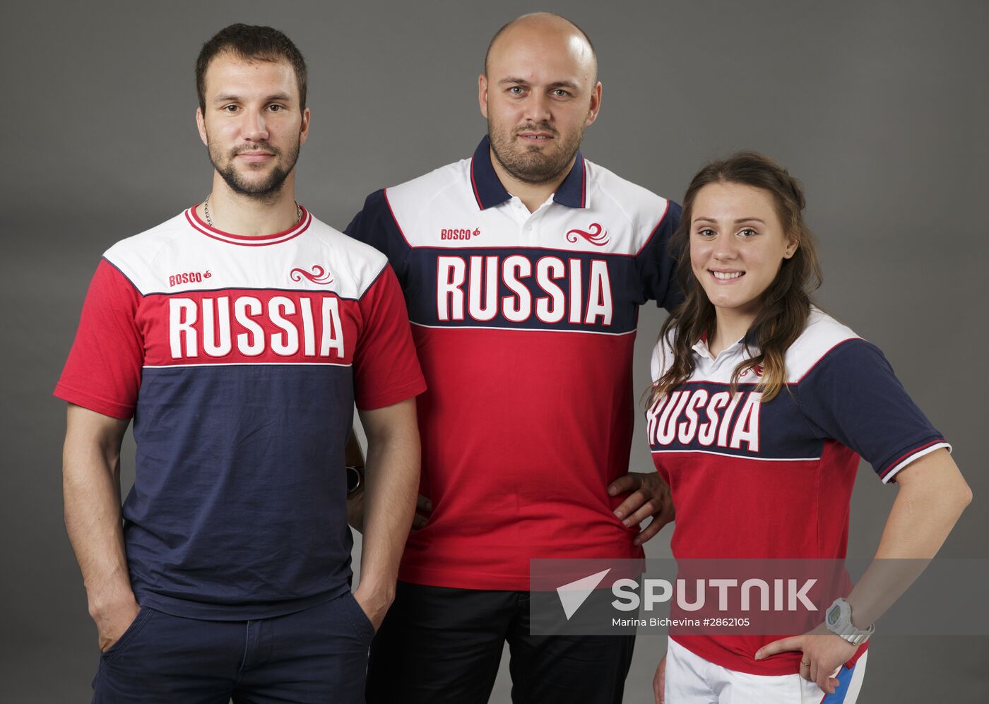 Members of Russian Olympic BMX-racing team